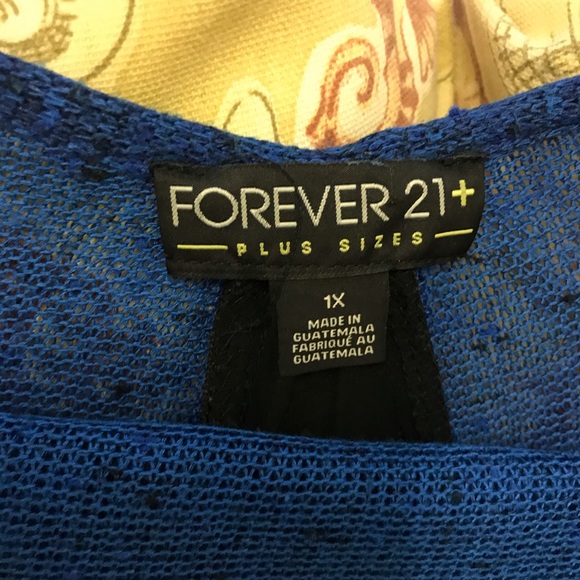 Forever 21 top sz 1x - Picture 2 of 3